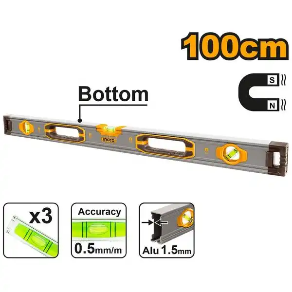 Thước Thủy (Kèm Theo Nam Châm Hút) HSL38100M INGCO