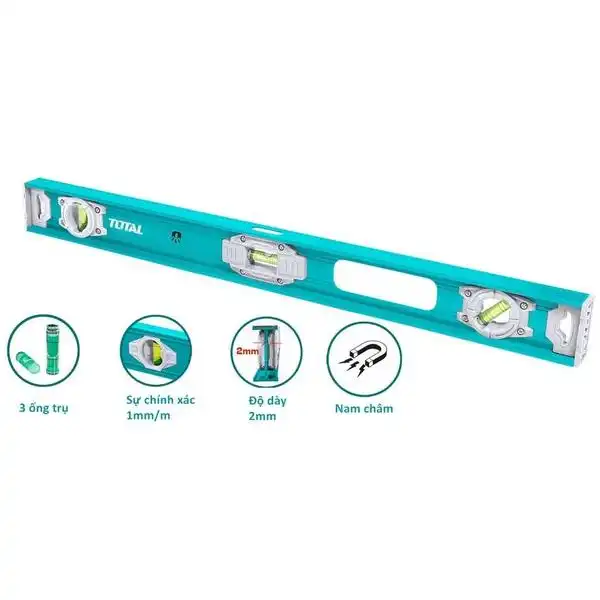 Thước thủy (kèm theo nam châm hút) TMT210026 TOTAL