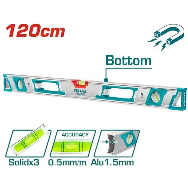 Thước thủy (kèm theo nam châm hút) TMT212086M TOTAL