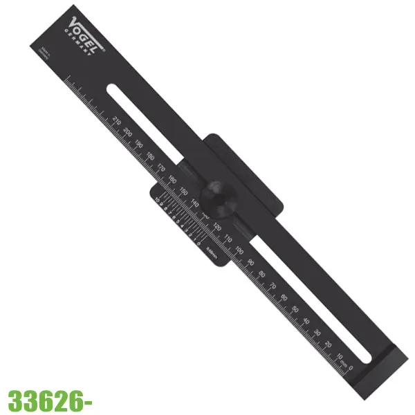 Thước vạch dấu trên gỗ 33626, tấm kim loại model 2021