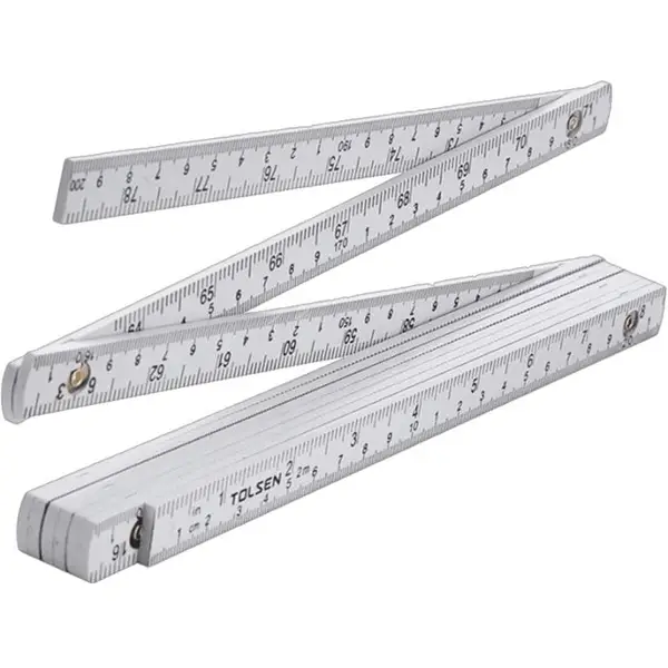 THƯỚC XẾP NHỰA 2m TOLSEN 35047