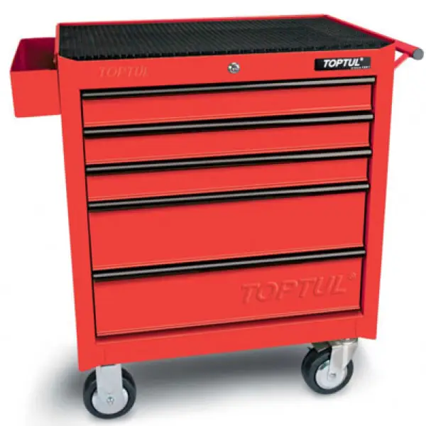 Tủ 5 ngăn có bánh xe di động- (Màu đỏ) TOPTUL TCAA0502