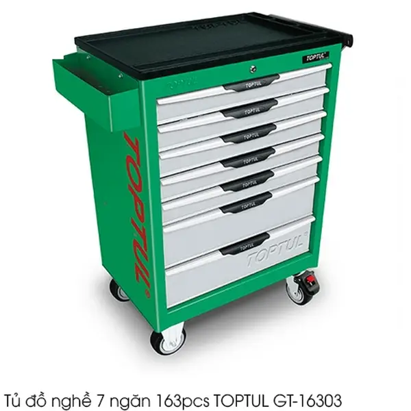 Tủ đồ nghề 7 ngăn 163pcs TOPTUL GT-16303