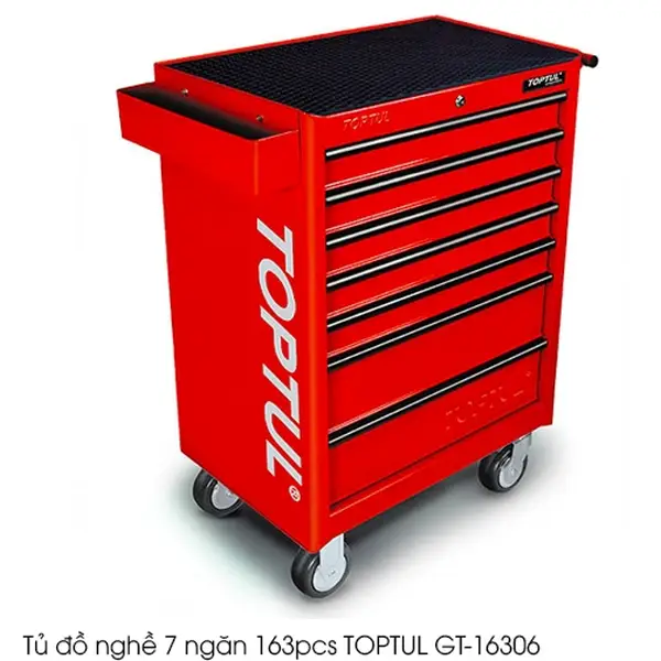 Tủ đồ nghề 7 ngăn 163pcs TOPTUL GT-16306