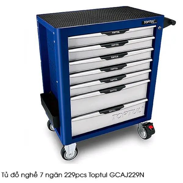 Tủ đồ nghề 7 ngăn 229pcs TOPTUL GCAJ229N