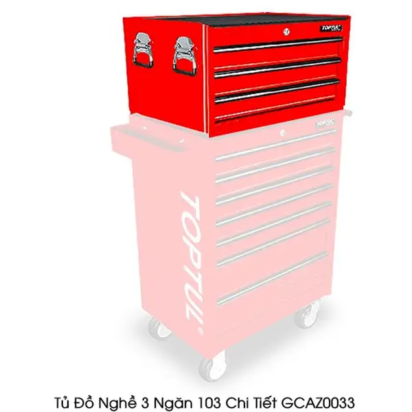 Tủ đồ nghề sửa chữa 3 ngăn TOPTUL GCAZ0033