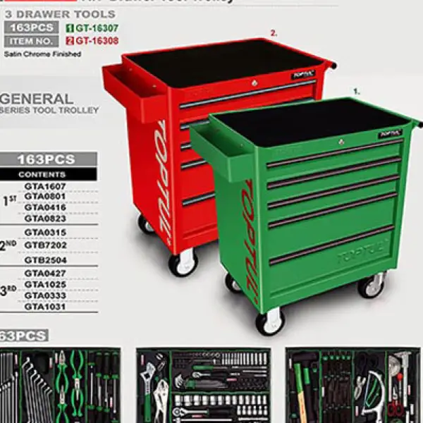 Tủ dụng cụ 5 ngăn màu đỏ TOPTUL GT-16308