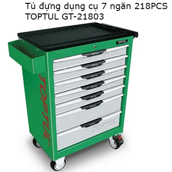 Tủ đựng đồ nghề 7 ngăn 218PCS TOPTUL GT-21803
