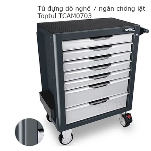 Tủ đựng đồ nghề 7 ngăn cao cấp TOPTUL TCAM0703
