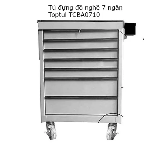 Tủ đựng đồ nghề 7 ngăn TOPTUL TCBA0710