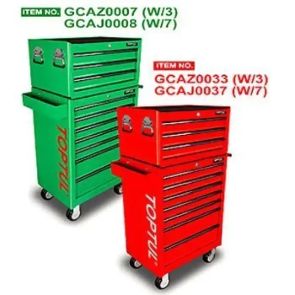 Tủ đựng dụng cụ 3 ngăn 104 chi tiết TOPTUL GCAZ0033