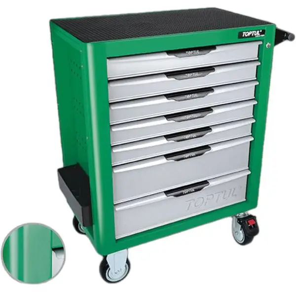Tủ đựng dụng cụ 7 ngăn có dụng cụ 261 cái GE-26117 Toptul