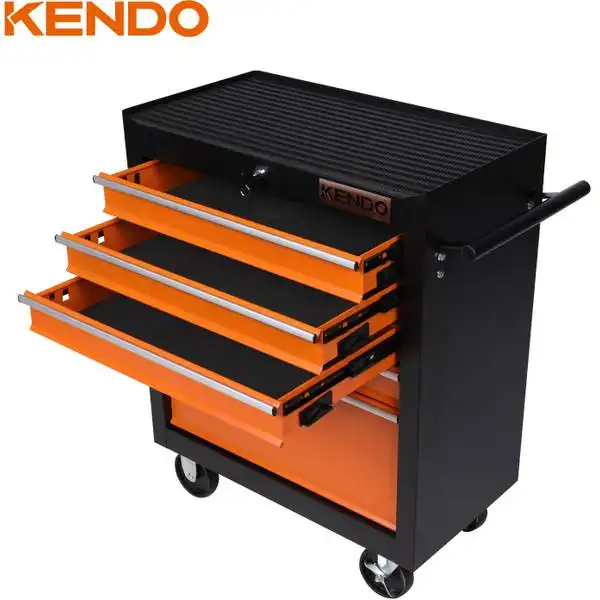Tủ đựng dụng cụ bằng kim loại 5 ngăn kéo 62×33×77cm Kendo 90337