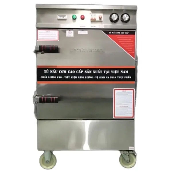 Tủ hấp giò, nấu cơm 6 khay Việt Nam VN6 (có hẹn giờ, cài đặt nhiệt độ)