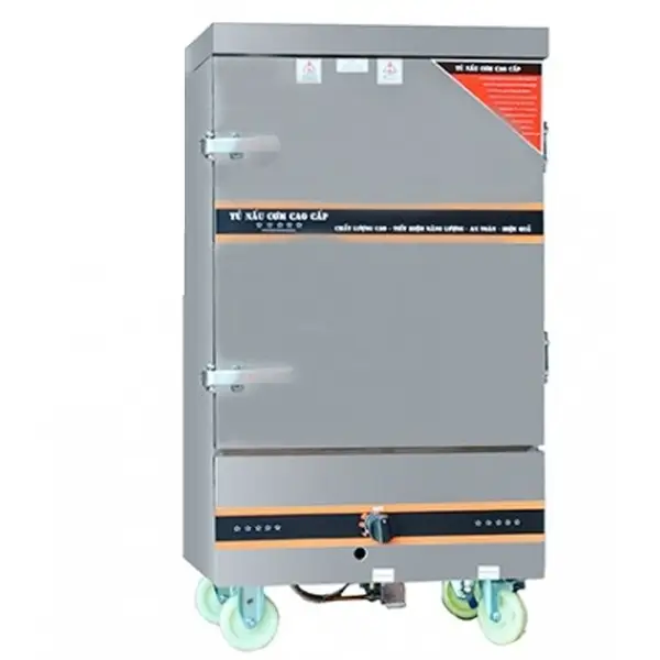 Tủ hấp giò, nấu cơm 8 khay Việt Nam VN8 (có hẹn giờ, cài đặt nhiệt độ)