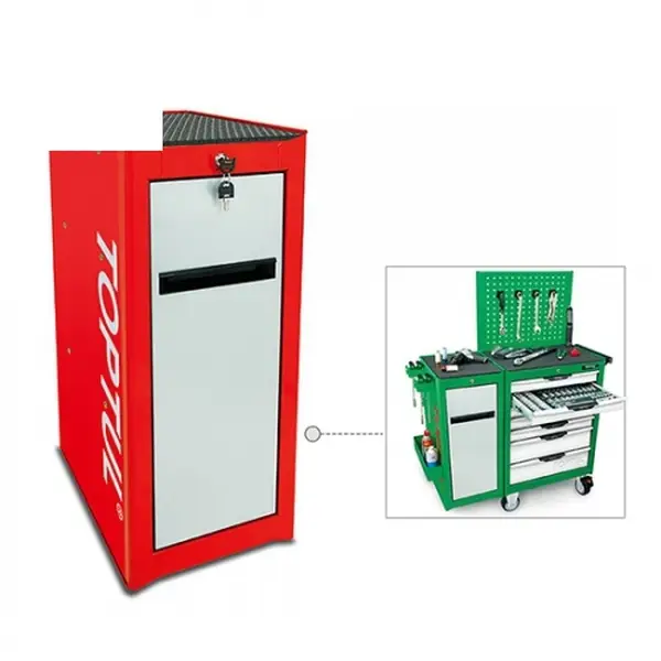 Tủ phụ ghép bên cạnh tủ 7 ngăn màu đỏ TBAH0102