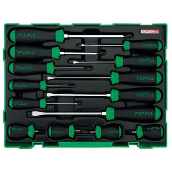 Tua vít 14PCS Dẹt & bake TOPTUL GTC14010