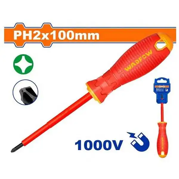Tua Vít Bake Cách Điện Ph2X100Mm WSD7224 WADFOW