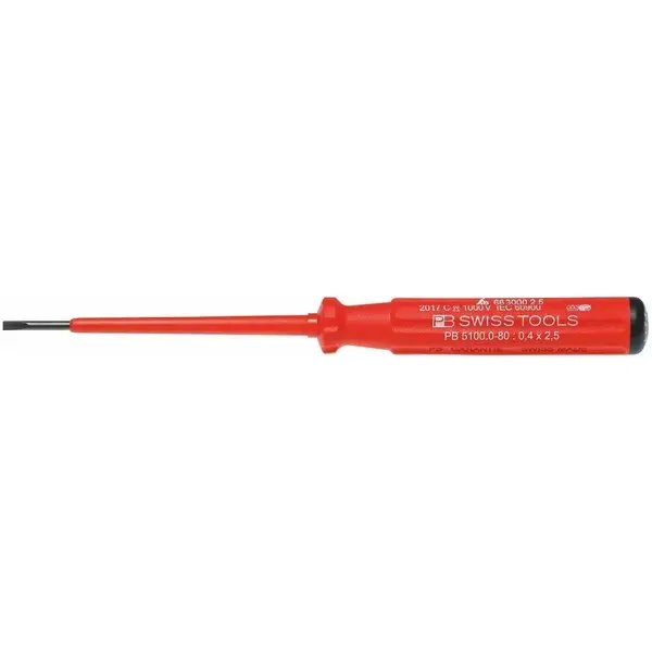 TUA VÍT CÁCH ĐIỆN ĐẦU DẸP 2, 5MM PB SWISS TOOLS PB 5100.0-80