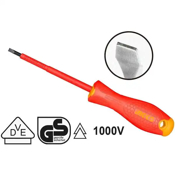Tua Vít Dẹp Cách Điện HISD814100 INGCO