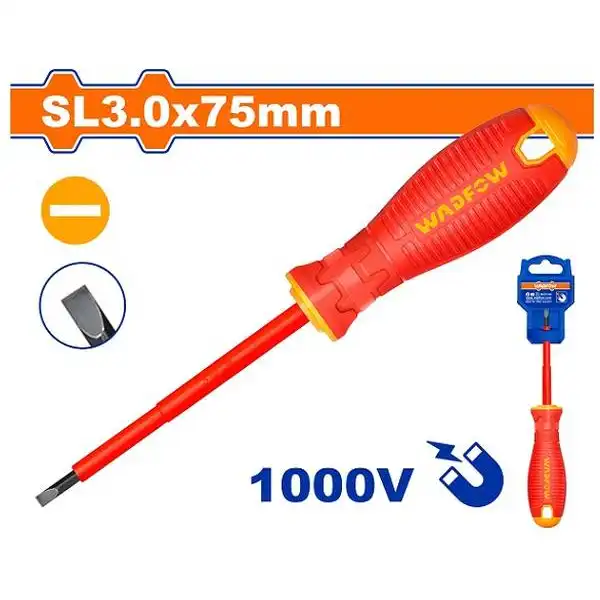 Tua Vít Dẹp Cách Điện Sl3X75Mm WSD7233 WADFOW