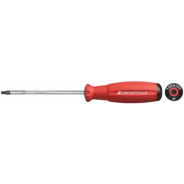 TUA VÍT HOA THỊ PB SWISS TOOLS TAY CẦM SWISS GRIP MÀU ĐỎ TX25
