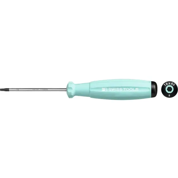 TUA VÍT HOA THỊ PB SWISS TOOLS TAY CẦM SWISS GRIP MÀU XANH TX8