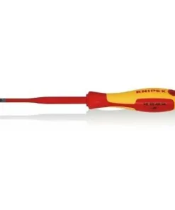 Tua Vít Knipex 98 20 40 SL Mũi Dẹp 4 mm Thiết Kế Slim Cách Điện 1000 Volt