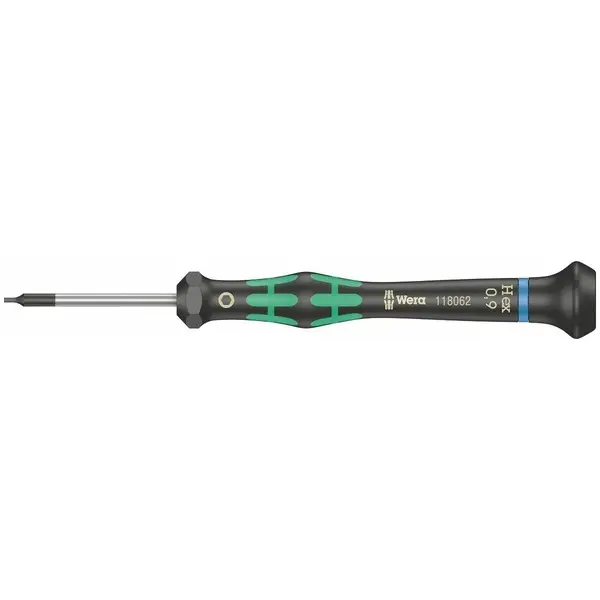 TUA VÍT SỬA ĐIỆN TỬ ĐẦU LỤC GIÁC 0, 9MM WERA KRAFTFORM MICRO