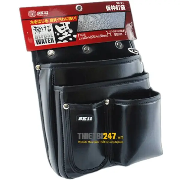 Túi đựng đồ nghề chống nước đeo hông SBL-D2 SK11 Fujiwara Sangyo Nhật