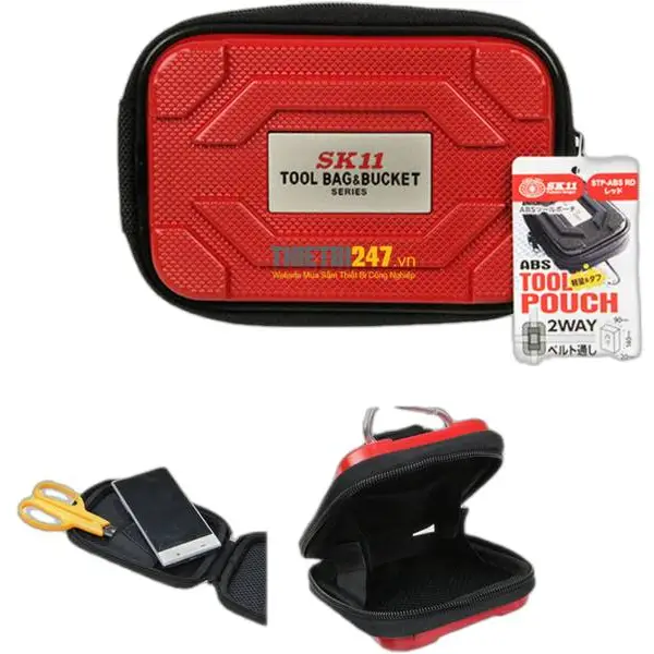 Túi đựng đồ nghề đeo hông STP-ABS RD SK11 Fujiwara Sangyo Nhật