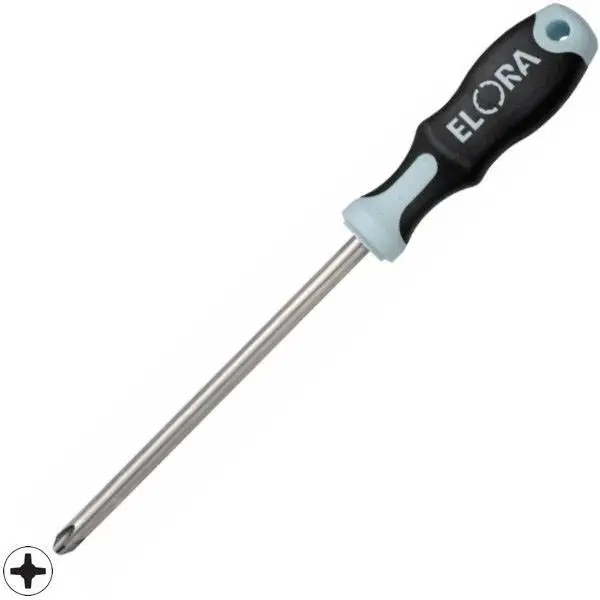 Tuốc nơ vít inox 4 cạnh ELORA 547-ST PH, cán nhựa đúc