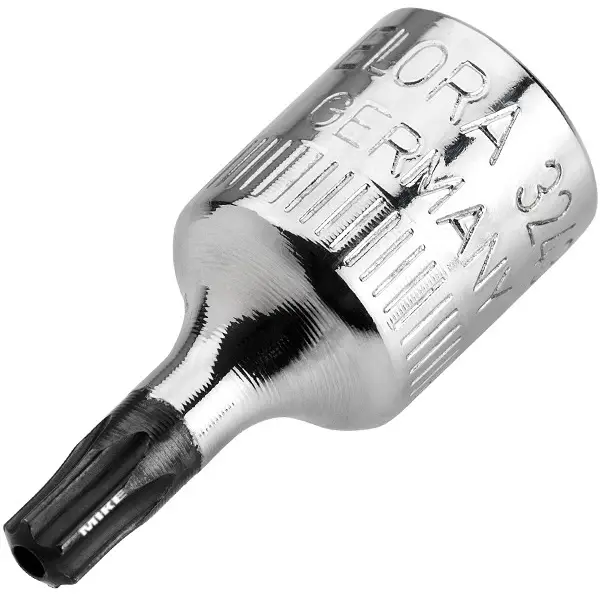 Tuýp đầu vít sao ELORA 3243-TTX, có lỗ từ TTX8 đến TTX40