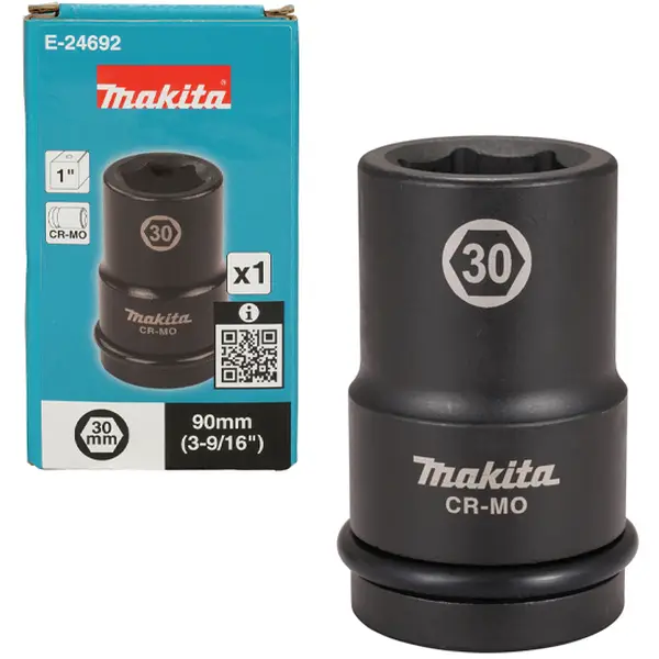Tuýp đen dài 1 inch 30mm Makita E-24692