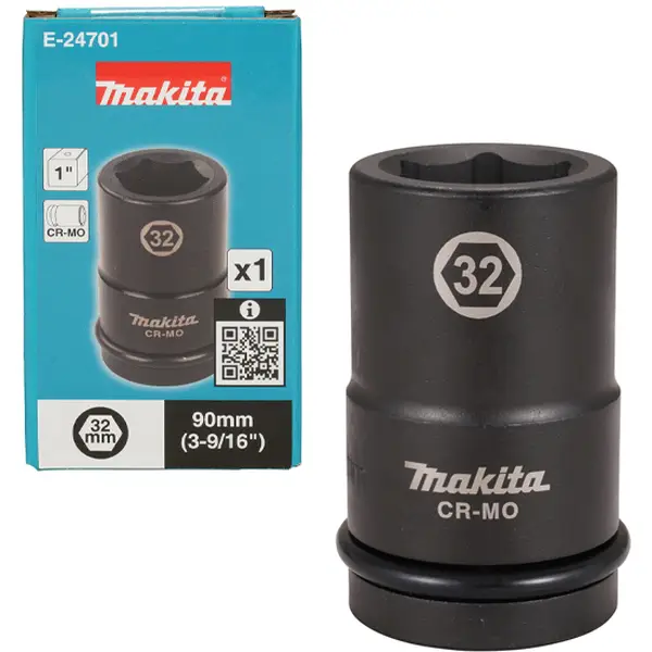 Tuýp đen dài 1 inch 32mm Makita E-24701