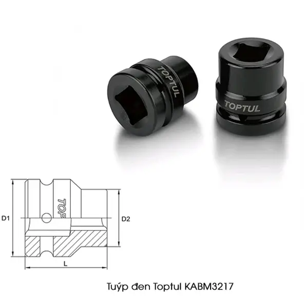 Tuýp đen TOPTUL KABM3217