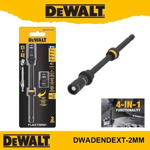 TUÝP NỐI DÀI 6 inch DEWALT DWADENDEXT-2MM - 7MM 8MM 10MM 13MM REVNUTDRIVER 6IN EXT