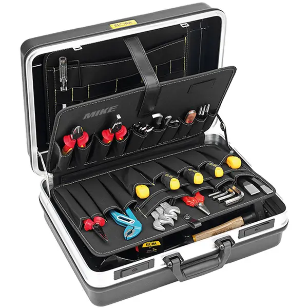 Vali đựng đồ nghề xách tay 4 khoang ELORA 1380-L, 460x315x169mm
