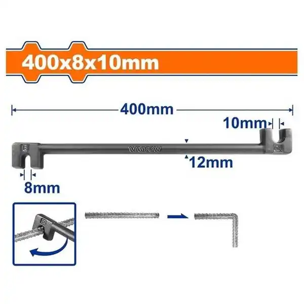 Vam Càng Cua Uốn Sắt 8X10Mm WQB3340 WADFOW
