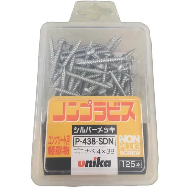 VÍT BẮT TƯỜNG KHÔNG TẮC KÊ ĐẦU DÙ UNIKA P-438-SDN