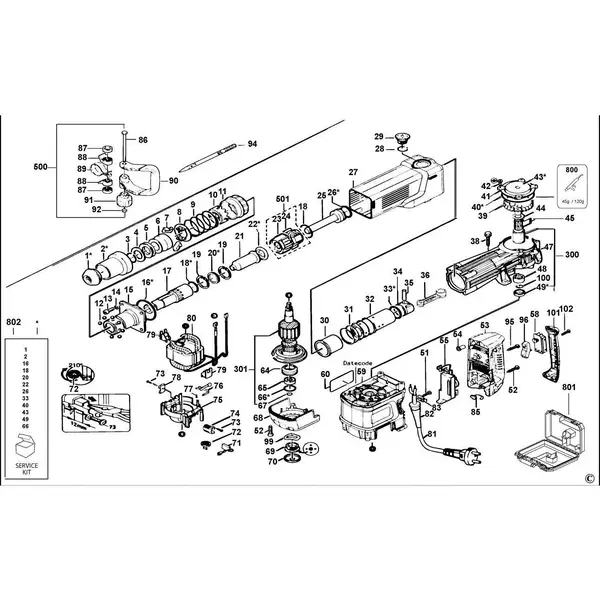 Vòng Đệm Lót Máy Dcf787, Dcf801, Dcf809, Dcf885, Dcf886, Dcf887. Hiêu Dewalt N424032