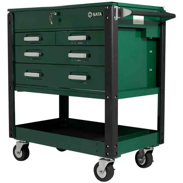 Xe đẩy 1 tầng - 4 ngăn kéo đơn SATA 95119 (tủ đồ nghề)