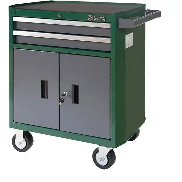 Xe đẩy 1 tủ - 2 ngăn kéo đơn SATA 95123 (tủ đồ nghề)