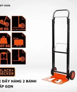 Xe đẩy hàng 2 bánh có thể gấp gọn, hiệu BlackandDecker-USA H305