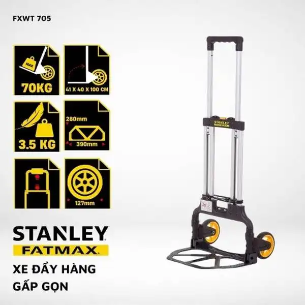 Xe đẩy hàng 2 bánh, hiệu Stanley-USA HT525
