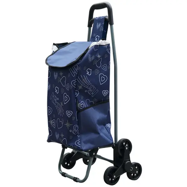 Xe kéo đi chợ leo cầu thang kèm túi tiện lơi Fujihome ST30D6